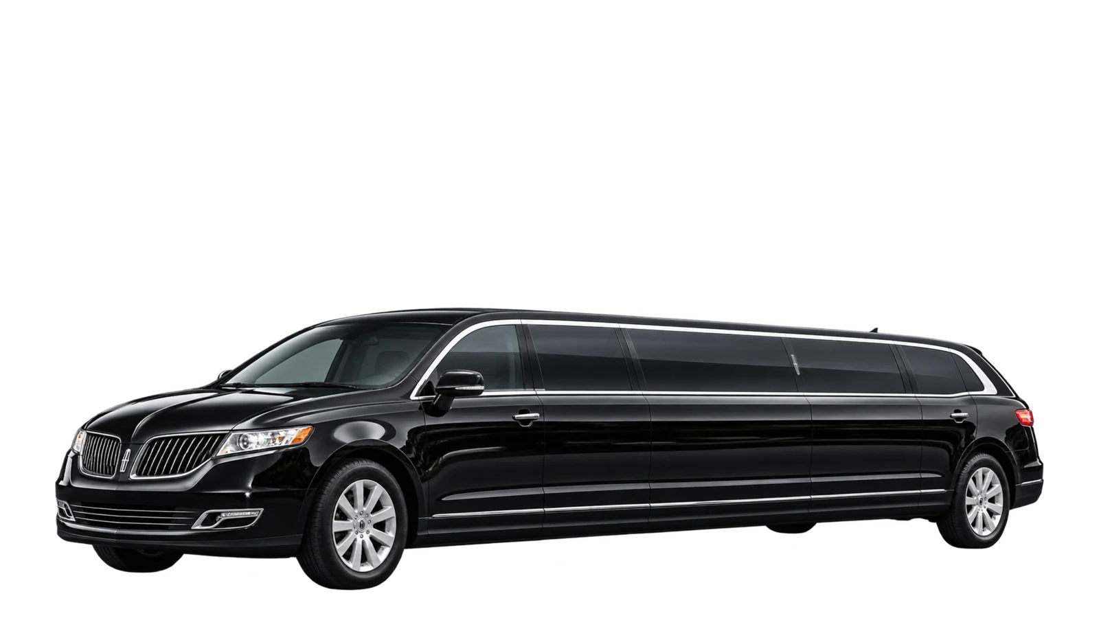 Black Limousine, front three-quarter view